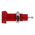 RS PRO Red Female Banana Socket, 4 mm Connector, Solder Termination, 10A, 50V, Silver Plating