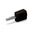 Wago Black Male Banana Plug, 4 mm Connector, Cage Clamp Termination, 20A, 42V, Nickel Plating