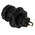 RS PRO Black, Red Female Banana Socket, 4 mm Connector, 30A, 1000V, Gold Plating