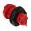 RS PRO Black, Red Female Banana Socket, 4 mm Connector, 30A, 1000V, Gold Plating
