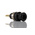 RS PRO Black, Red Female Banana Socket, 2mm Connector, 10A, 600V, Gold Plating