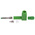 RS PRO Green Male Banana Plug, 4 mm Connector, Solder Termination, 20A, 1000V