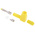RS PRO Yellow Male Banana Plug, 4 mm Connector, Solder Termination, 20A, 1000V