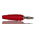 RS PRO Red Male Banana Plug, 4 mm Connector, Screw Termination, 24A, 30V, Nickel Plating