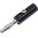 RS PRO Black Male Banana Plug, 4 mm Connector, 32A, 30V, Nickel Plating