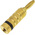 RS PRO Black Male Banana Plug, 4 mm Connector, 32A, 30V, Gold Plating