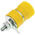 RS PRO Yellow Female Banana Socket, 4 mm Connector, Solder Termination, 24A, 30V, Nickel Plating