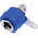RS PRO Blue Female Banana Socket, 4 mm Connector, Solder Termination, 19A, 30V, Nickel Plating