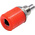 RS PRO Red Female Banana Socket, 4 mm Connector, Solder Termination, 24A, 30V, Nickel Plating