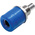 RS PRO Blue Female Banana Socket, 4 mm Connector, Solder Termination, 24A, 30V, Nickel Plating