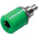 RS PRO Green Female Banana Socket, 4 mm Connector, Solder Termination, 24A, 30V, Nickel Plating