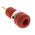 Staubli Red Female Banana Socket, 2mm Connector, 10A, 600V, Gold Plating