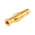 Staubli Gold Male Banana Plug, 4 mm Connector, Screw Termination, 50A, Gold Plating