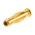 Staubli Gold Male Banana Plug, 4 mm Connector, Screw Termination, 50A, Gold Plating