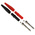Staubli Black, Red Male Banana Plug, 4 mm Connector, Screw Termination, 32A, 1000V, Nickel Plating