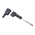 Staubli Black Male Banana Plug, 4 mm Connector, Solder Termination, 32A, 500V, Nickel Plating