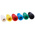 Staubli Black, Blue, Green, Red, White, Yellow Female Banana Socket, 2mm Connector, Screw Termination, Gold Plating