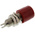 Schutzinger Red Female Banana Socket, 4 mm Connector, Screw Termination, 32A, 30 V ac, 60V dc, Nickel Plating