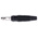 Hirschmann Test & Measurement Black Male Banana Plug, 4 mm Connector, Screw Termination, 16A, 60V dc, Nickel Plating