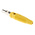 Hirschmann Test & Measurement Yellow Male Banana Plug, 4 mm Connector, Screw Termination, 16A, 60V dc, Nickel Plating