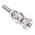 RS PRO 30A, Silver Binding Post With Brass Contacts and Nickel Plated - 5mm Hole Diameter