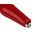 RS PRO Crocodile Clip, Nickel-Plated Steel Contact, Red