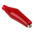 RS PRO Crocodile Clip, Nickel-Plated Steel Contact, Red