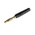 Staubli Black Male Banana Plug, 2mm Connector, Solder Termination, 10A, 30 V, 60V dc, Gold Plating