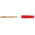 Staubli Red Male Banana Plug, 2mm Connector, Solder Termination, 10A, 30 V, 60V dc, Gold Plating