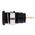 Hirschmann Test & Measurement Black Female Banana Socket, 4 mm Connector, Tab Termination, 25A, 1000V ac/dc, Gold