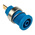 Hirschmann Test & Measurement Blue Female Banana Socket, 4 mm Connector, Tab Termination, 25A, 1000V ac/dc, Gold Plating