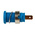 Hirschmann Test & Measurement Blue Female Banana Socket, 4 mm Connector, Tab Termination, 25A, 1000V ac/dc, Gold Plating