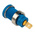 Hirschmann Test & Measurement Blue Female Banana Socket, 4 mm Connector, Tab Termination, 25A, 1000V ac/dc, Gold Plating
