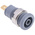 Hirschmann Test & Measurement Grey Female Banana Socket, 4 mm Connector, Tab Termination, 25A, 1000V ac/dc, Gold Plating