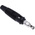 Hirschmann Test & Measurement Black Male Banana Plug, 4 mm Connector, Solder Termination, 30A, 30 V ac, 60V dc, Nickel