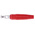 Hirschmann Test & Measurement Red Male Banana Plug, 4 mm Connector, Solder Termination, 30A, 30 V ac, 60V dc, Nickel