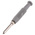 Hirschmann Test & Measurement Grey Male Banana Plug, 2mm Connector, Solder Termination, 6A, 60V dc, Nickel Plating