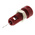 Hirschmann Test & Measurement Red Female Banana Socket, 2mm Connector, Solder Termination, 6A, 60V dc, Nickel, Tin