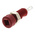 Hirschmann Test & Measurement Red Female Banana Socket, 2mm Connector, Solder Termination, 6A, 60V dc, Nickel, Tin