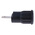 Staubli Black Female Banana Socket, 4 mm Connector, Tab Termination, 24A, 1000V, Nickel Plating