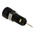 Hirschmann Test & Measurement Black Female Banana Socket, 2mm Connector, Solder Termination, 6A, 60V dc, Gold, Nickel