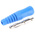 binder Blue Male Banana Plug, 4 mm Connector, 16A, 50V, Nickel Plating