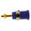 Hirschmann Test & Measurement Blue Female Banana Socket, 4 mm Connector, Solder Termination, 32A, 1000V ac/dc, Gold