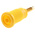 Hirschmann Test & Measurement Yellow Female Banana Socket, 4 mm Connector, Solder Termination, 32A, 1000V ac/dc, Gold