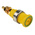 Hirschmann Test & Measurement Green, Yellow Female Banana Socket, 4 mm Connector, Solder Termination, 32A, 1000V ac/dc,