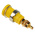 Hirschmann Test & Measurement Green, Yellow Female Banana Socket, 4 mm Connector, Solder Termination, 32A, 1000V ac/dc,