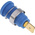 Hirschmann Test & Measurement Blue Female Banana Plug - Tab, 1000 V ac/dc