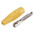 Hirschmann Test & Measurement Yellow Male Banana Plug - Screw, 30 V ac, 60 V dc