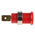 Staubli Red Female Banana Socket, 4 mm Connector, Tab Termination, 32A, 1000V, Gold Plating
