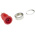 Staubli Red Female Banana Socket, 4 mm Connector, Tab Termination, 32A, 1000V, Gold Plating